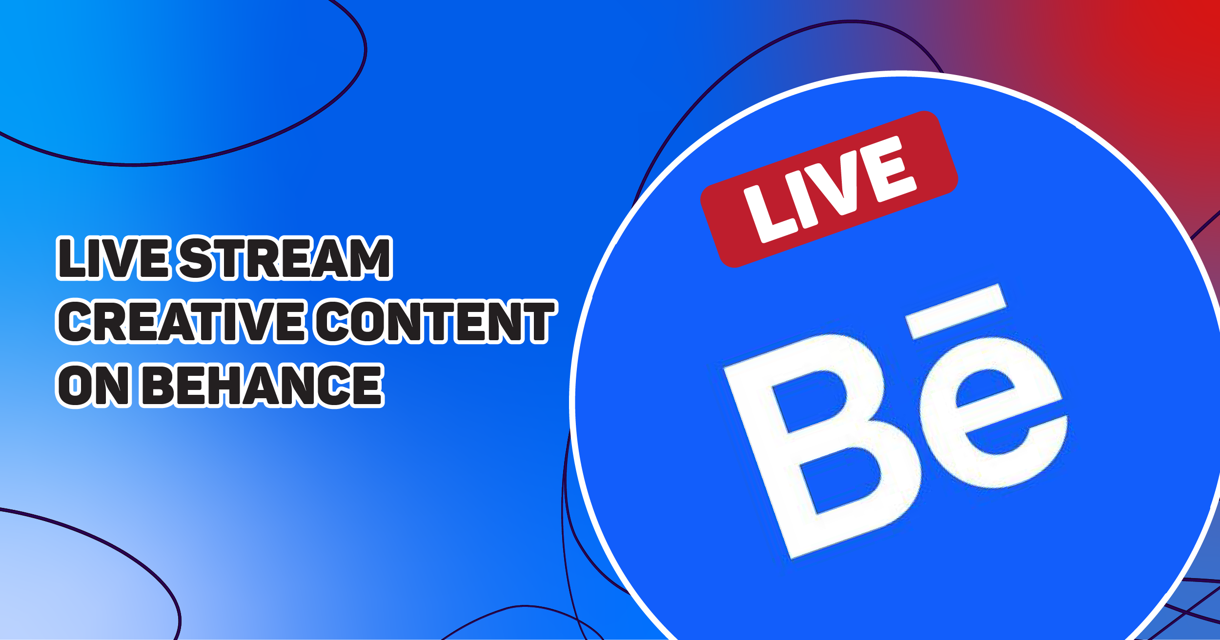 Live streaming on Behance via OneStream Live