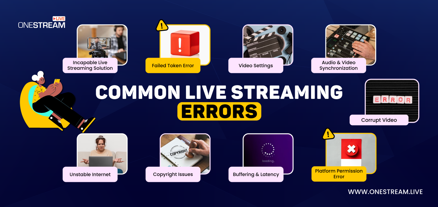 Common Live Streaming errors