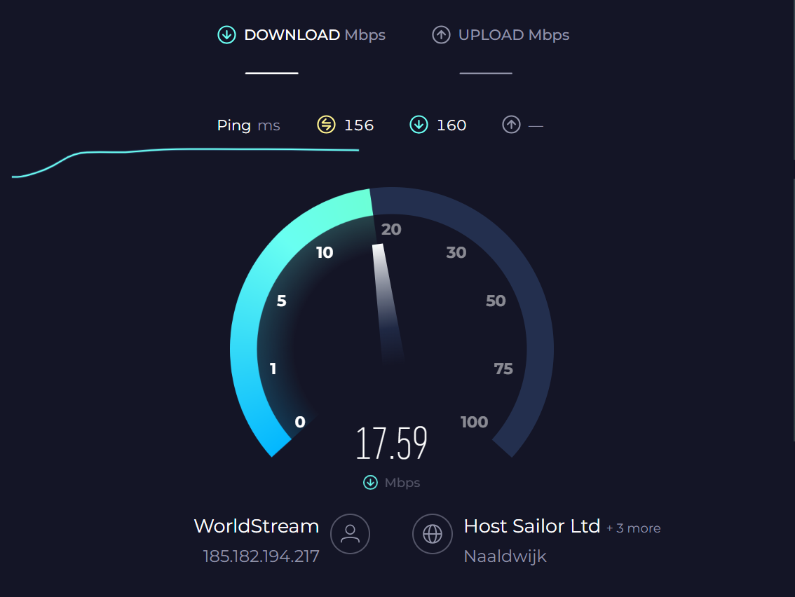 Test Upload and Download Speed