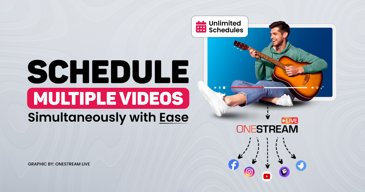Schedule Multiple Videos Simultaneously 